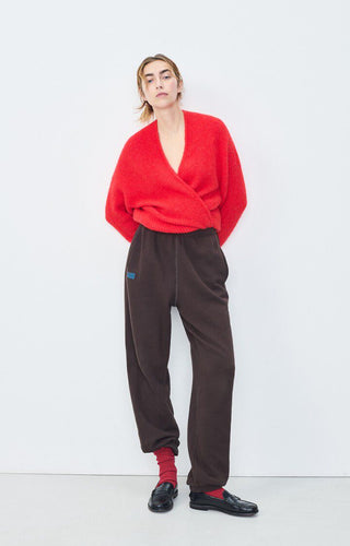 American Vintage - Women's cardigan East - MELANGE PEPPER