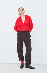 American Vintage - Women's cardigan East - MELANGE PEPPER