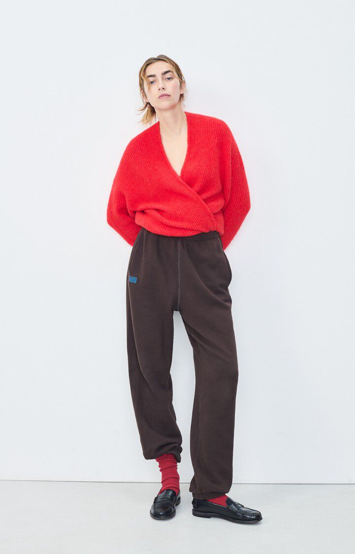American Vintage - Women's cardigan East - MELANGE PEPPER