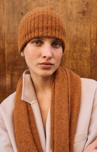 American Vintage Unisex's Beanie East -  MELANGE SQUIRREL