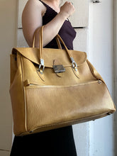 Load image into Gallery viewer, Vintage Camel Tote Travel Bag