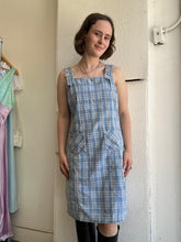 Load image into Gallery viewer, Vintage Blue Jumper Dress