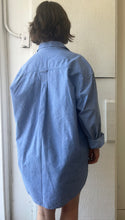 Load image into Gallery viewer, Pre-Loved Oversized Mens Blue Button Down