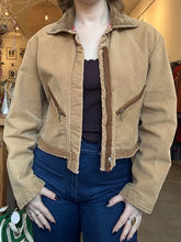 Load image into Gallery viewer, Vintage Cropped Work Wear Jacket