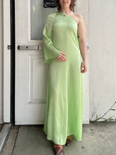 Load image into Gallery viewer, Pre-Loved Lime Green Forte Forte One Arm Dress *Tags Still On