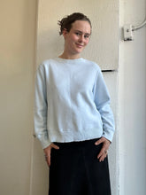 Load image into Gallery viewer, Vintage Light Blue Crew Neck Sweatshirt