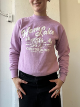 Load image into Gallery viewer, Vintage Purple Ham Lake Crew Neck Sweatshirt