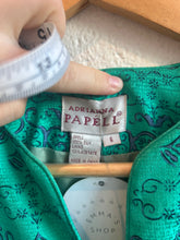 Load image into Gallery viewer, Vintage Adriana Papell Silk Green Print Jacket