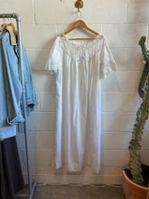 Load image into Gallery viewer, Antique White Lace Night Dress
