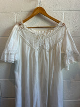 Load image into Gallery viewer, Antique White Lace Night Dress