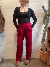 Load image into Gallery viewer, Vintage St. John Red Knit Pants