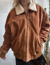 Load image into Gallery viewer, Vintage Lee Bomber Jacket w/Removable Collar