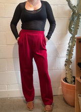 Load image into Gallery viewer, Vintage St. John Red Knit Pants