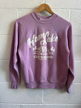 Load image into Gallery viewer, Vintage Purple Ham Lake Crew Neck Sweatshirt