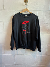 Load image into Gallery viewer, Vintage Black Paris Crew Neck Sweatshirt