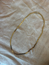 Load image into Gallery viewer, Vintage Gold Tone Monet Harringbone Necklace