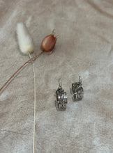 Load image into Gallery viewer, Vintage Silver Hoop Earrings