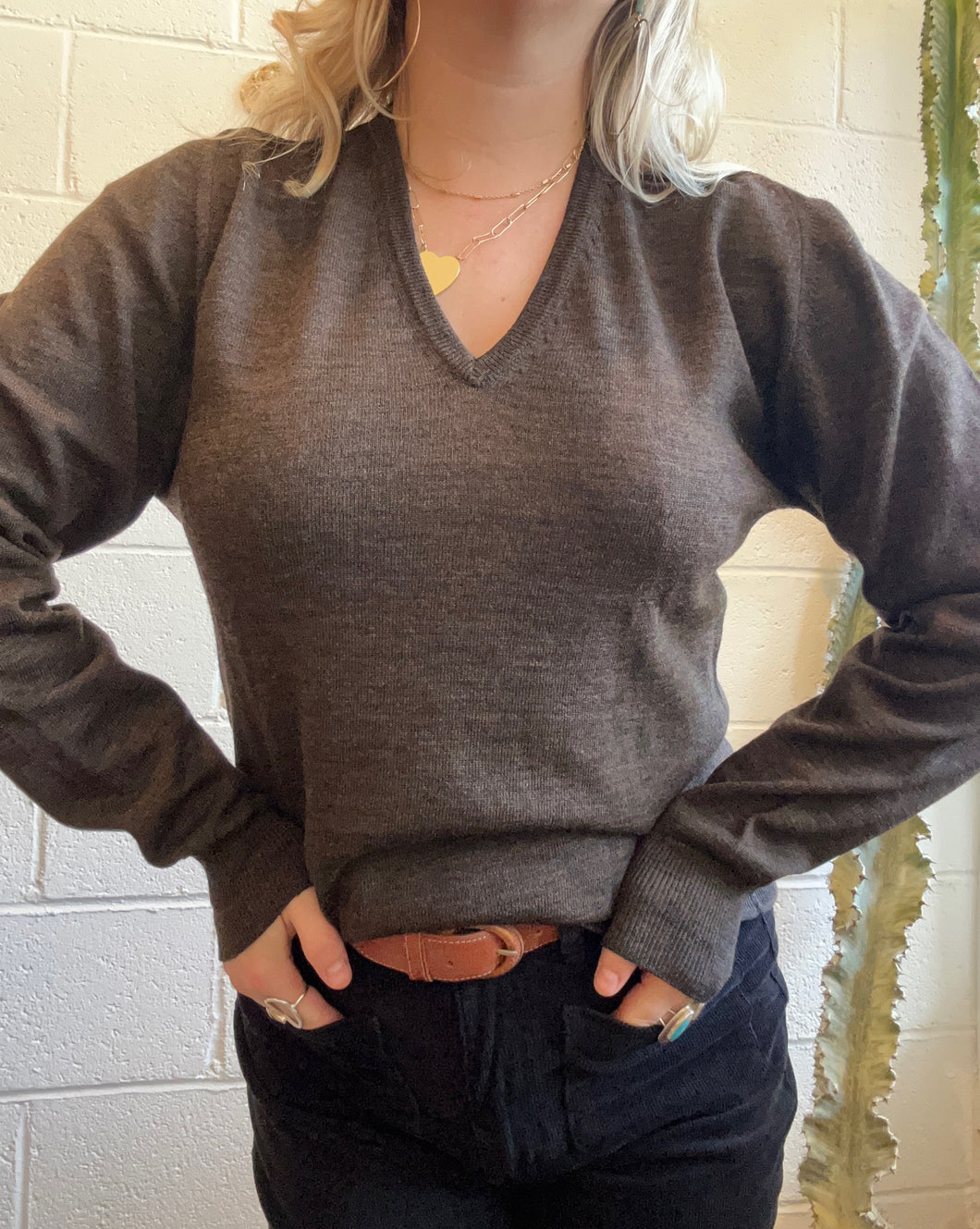Vintage Bentalls V Neck Sweater