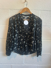 Load image into Gallery viewer, Pre-Loved Black Print Veronica Beard Top