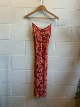 Load image into Gallery viewer, Vintage Red Floral Mini Dress