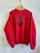 Load image into Gallery viewer, Vintage 90's Red Guess Crewneck Sweatshirt