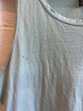 Load image into Gallery viewer, Vintage Well Worn Cat House Blue Tank