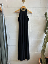 Load image into Gallery viewer, Vintage Black and Gold Collar Evan Piccone Evening Dress