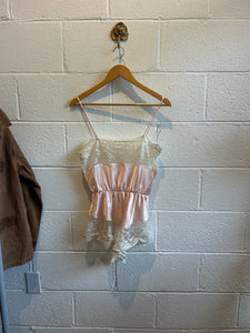 Vintage Pink Body Suit 60's or 70's