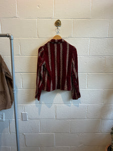 Vintage Velvet Cropped Jacket Blazer