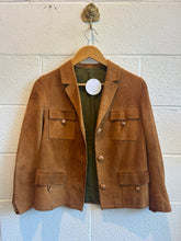 Load image into Gallery viewer, Vintage Tan Suede Button Jacket