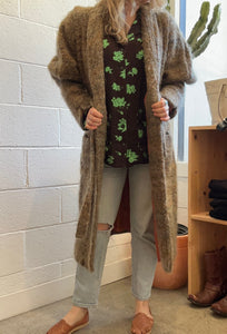 Vintage Grey Brown Coat