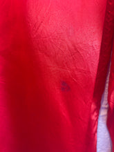 Load image into Gallery viewer, Vintage Red Satin Cauble Ranch Western Button Down
