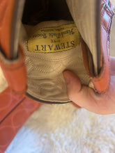 Load image into Gallery viewer, Vintage Stuart Brown High Cowboy Boots