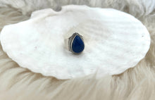 Load image into Gallery viewer, Vintage Lapis  And Silver Ring