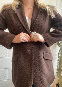 Vintage Brown Jaeger Blazer Jacket