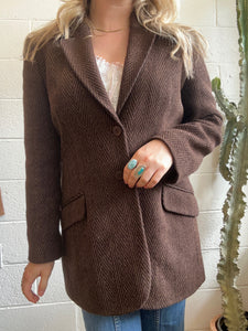Vintage Brown Jaeger Blazer Jacket