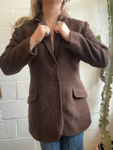 Vintage Brown Jaeger Blazer Jacket