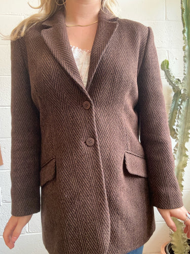Vintage Brown Jaeger Blazer Jacket