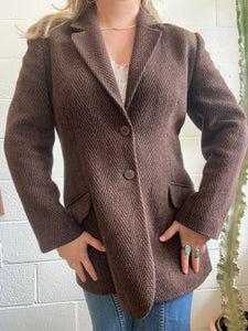 Vintage Brown Jaeger Blazer Jacket