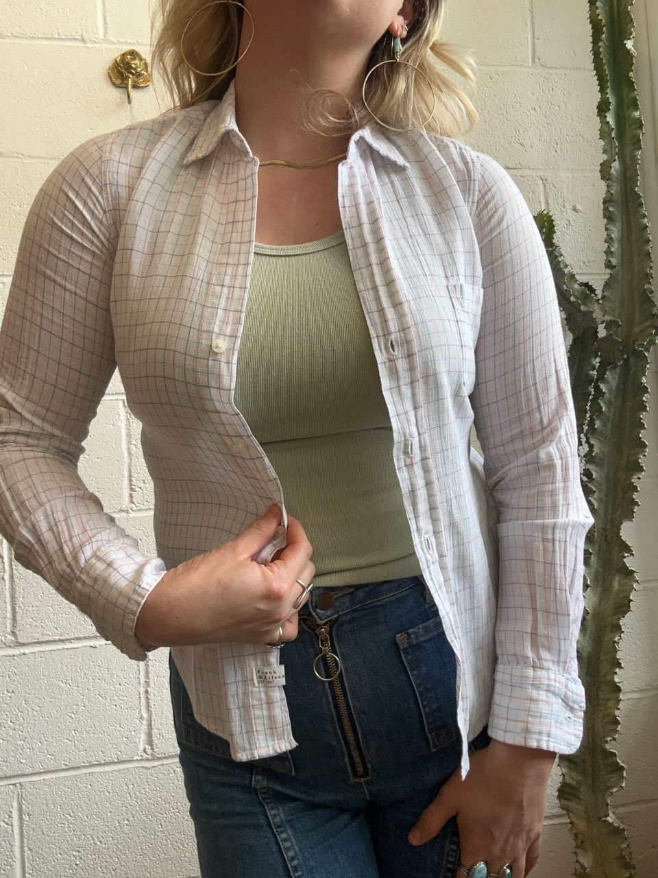Pre-Loved Frank & Eileen Button Down