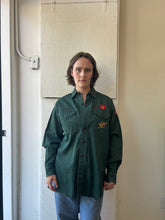 Load image into Gallery viewer, Vintage Dark Green Patched Army Jacket