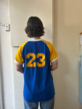 Load image into Gallery viewer, Vintage Blue &amp; Gold WU Jersey