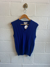 Load image into Gallery viewer, Vintage Blue Knit Vest