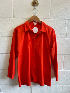 Pre-Loved Red Eileen Fisher Button Down