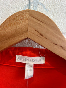 Pre-Loved Red Eileen Fisher Button Down