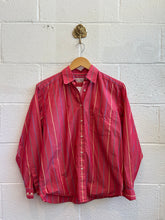 Load image into Gallery viewer, Vintage Red Striped Button Down