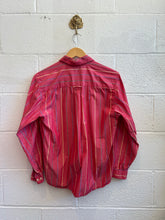 Load image into Gallery viewer, Vintage Red Striped Button Down
