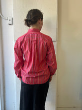 Load image into Gallery viewer, Vintage Red Striped Button Down