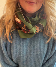 Load image into Gallery viewer, Vintage Equestrian Saddle Scarf