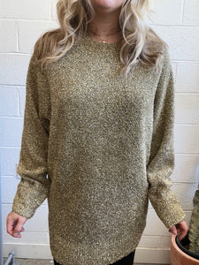Pre-loved All Saints Gold Sparkly Sweater